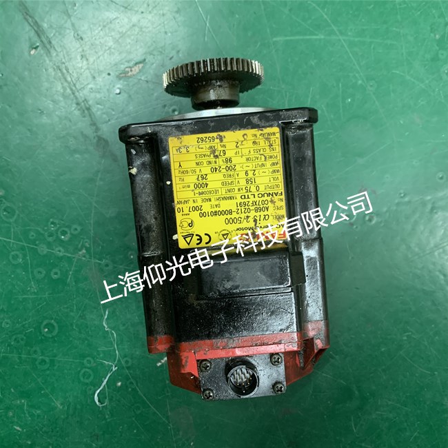 發(fā)那科伺服電機(jī)A06B-0212-B000#0100卡死轉(zhuǎn)不動維修