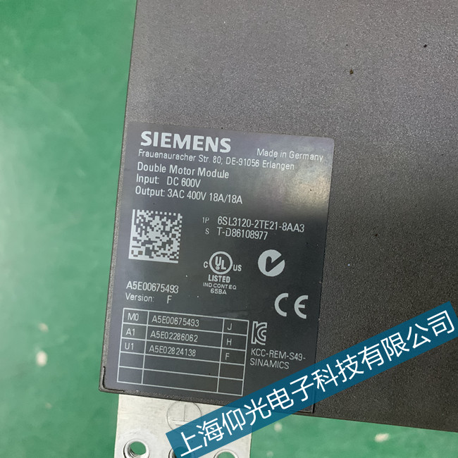 江蘇西門(mén)子6SN1162伺服F30006報(bào)警專業(yè)維修