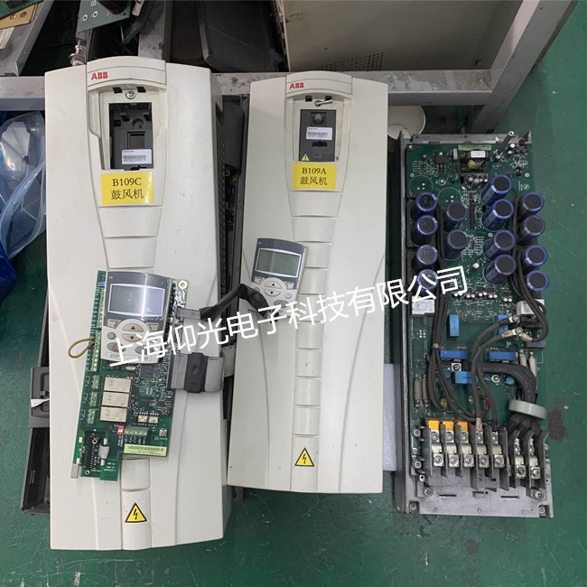 徐州ABB變頻器DCS控制的變頻器電機轉速慢跳停過溫故障維修方向